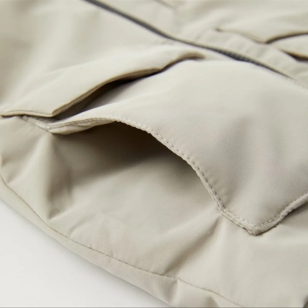 Zara Kids Lightweight Water Repellent Quilted Parka 5-6y NWT - Picture 5 of 6